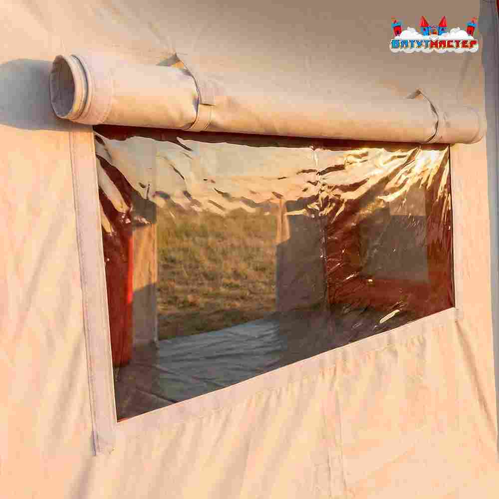 Модуль пневмокаркасный медицинский «Красный Плюс» из ПВХ, 6×4×3 м