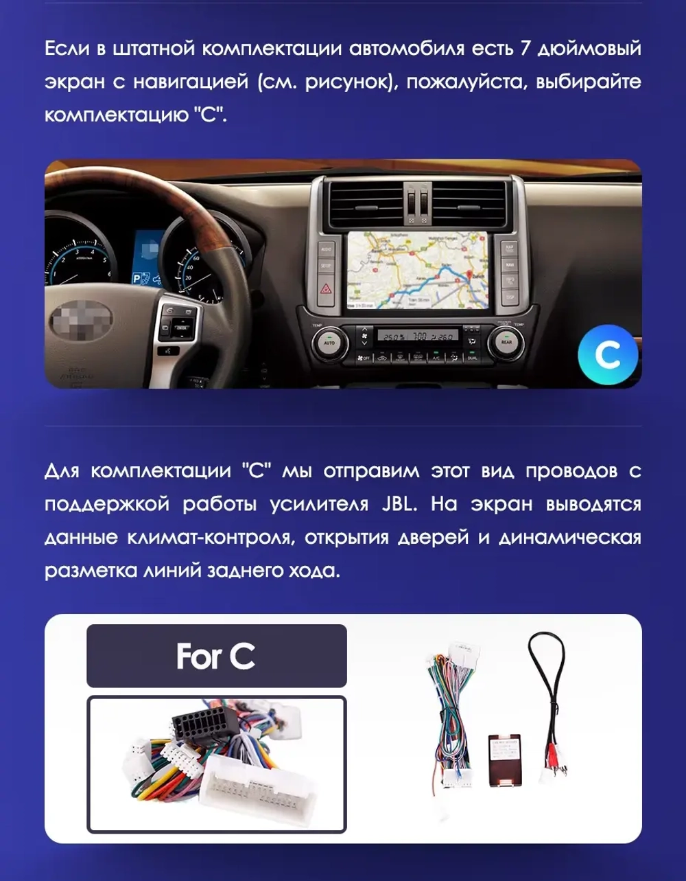 Магнитола для Toyota Land Cruiser Prado 150 2009-2013 (взамен 7" навигации) - Carmedia EW-9613-2 QLed, Android 12, TS10,  CarPlay, 4G SIM-слот