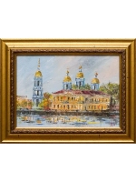 Картина маслом "Никольская колокольня" Шеренкова