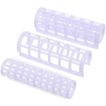 Бигуди пластмассовые с зажимом 12шт, цвет микс, d=20мм