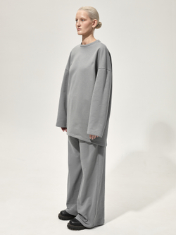 Толстовка "Бетон". Серая