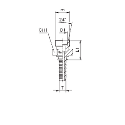Фитинг DN 06 DKO-L (Ш) 18x1.5 12