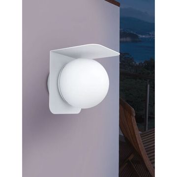 Уличный настенный светильник 1*E27 99582 белый CORRIENTES Eglo