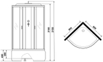 Душевая кабина Niagara Classic 80x80 NG-6707-14 без гидромассажа