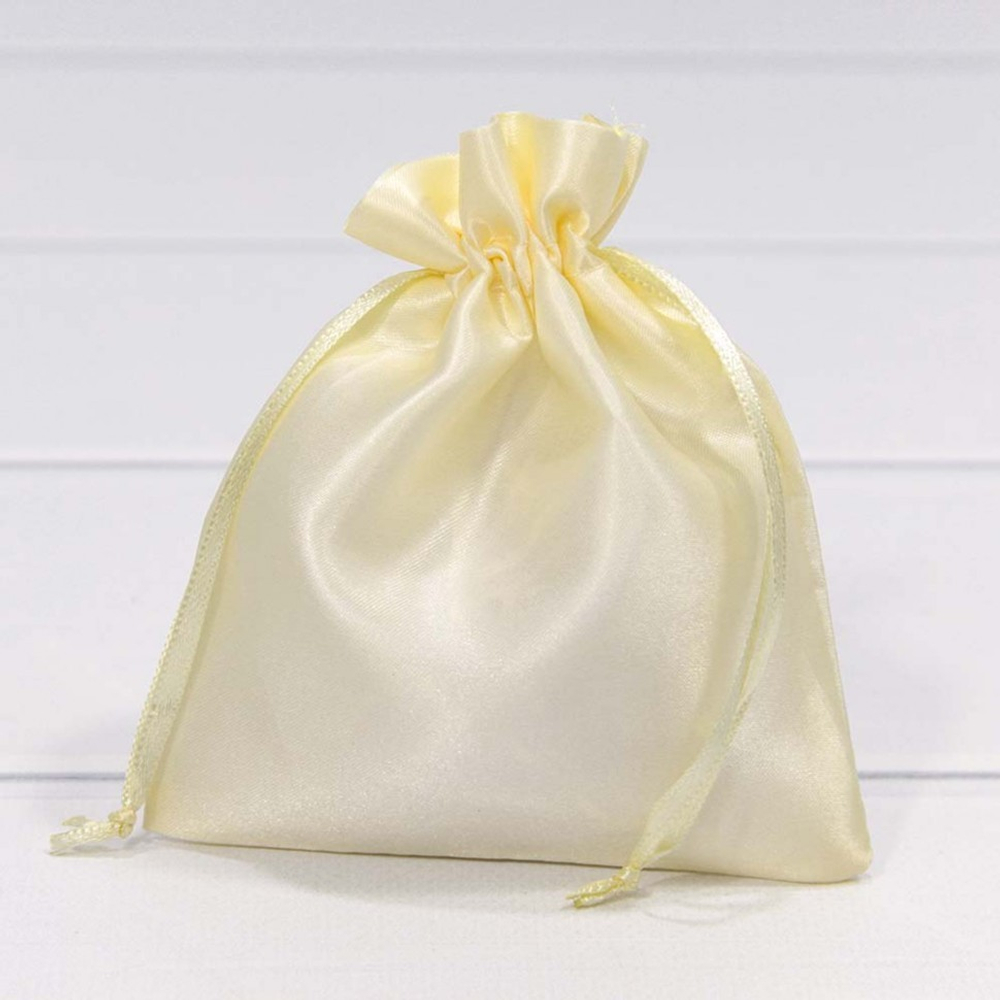 Мешочек 10х12см Атлас (Желтый)