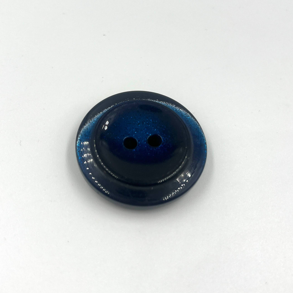Пуговицы черный-голубой блеск
