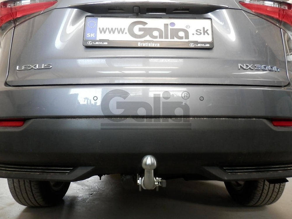 Фаркоп оцинкованный Galia L027A для LEXUS NX 300H, NX 300 2014-(паспорт и сертификат в комплекте)(без электрики)
