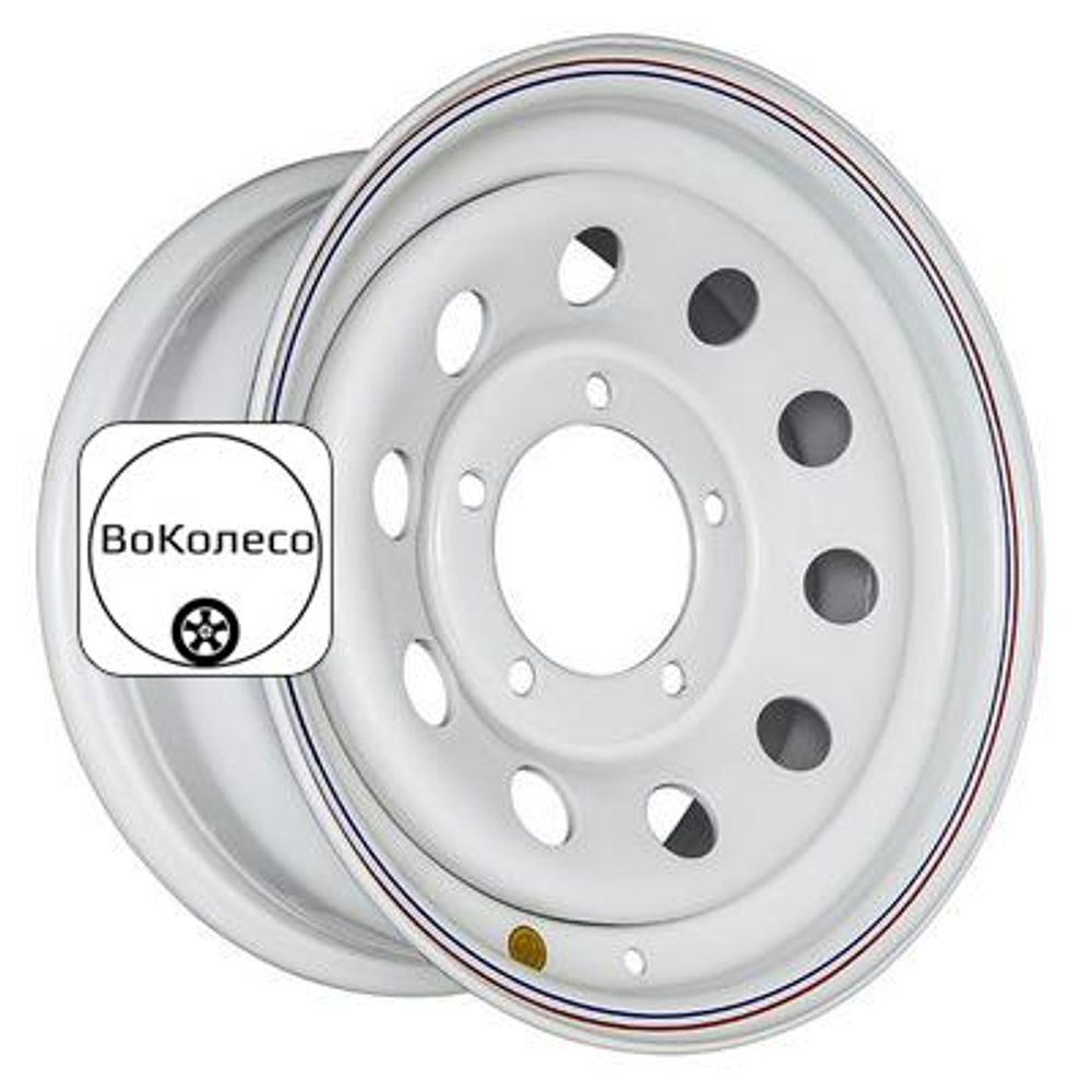 7x16/5x139,7 ET15 D110 УАЗ Белый Off-Road Wheels