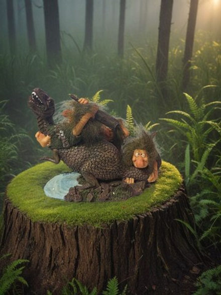 Статуэтка норвежский тролль