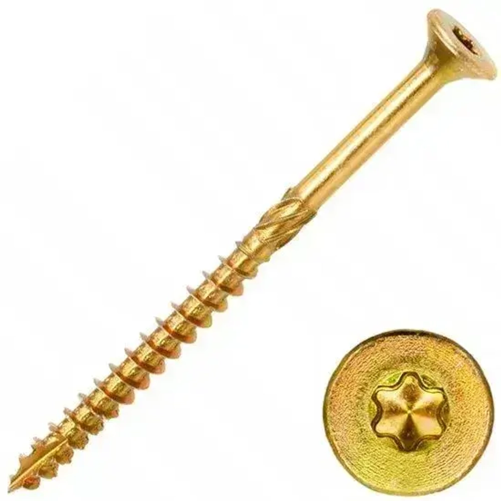 Саморез конструкционный по дереву потайной 8х100 1кг