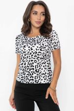 Блуза Новый день (черно-белая) Б13986-19М LT Collection