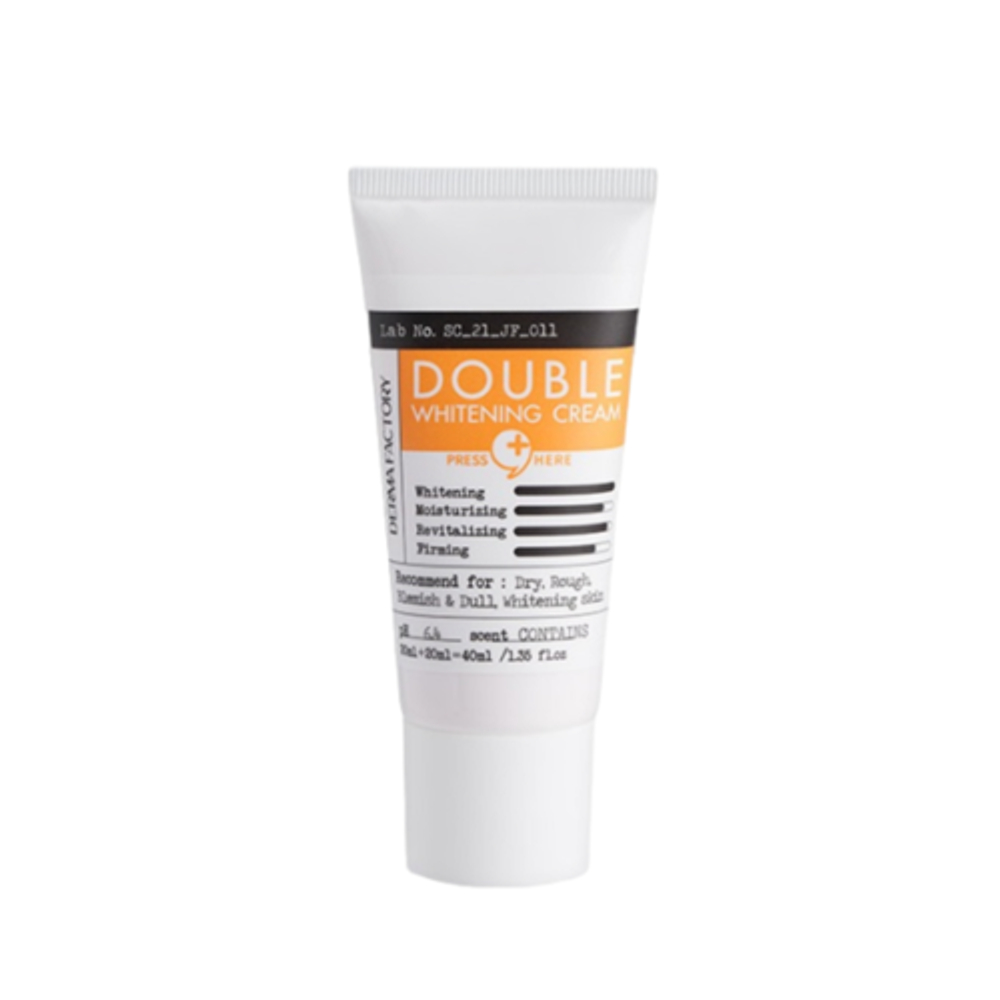 Derma Factory Крем для лица двойной с экстрактом облепихи , отбеливающий- Double whitening cream, 40мл