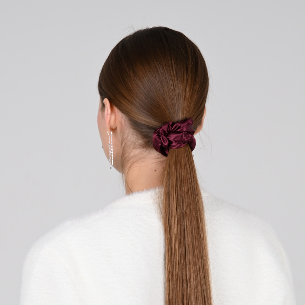 Резинка для волос "FLOWER" сливовый