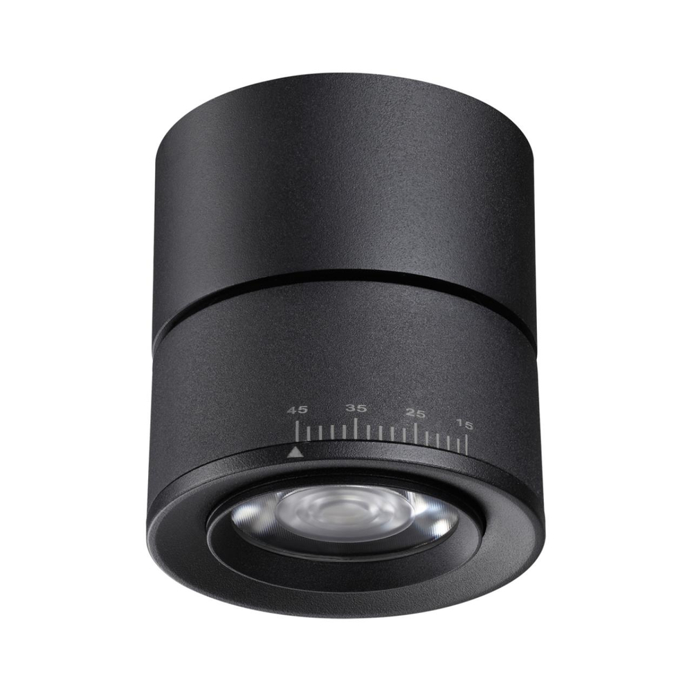 358946 OVER NT22 362 черный Светильник накладной светодиодный IP20 LED 4000К 18W 220V EDDY