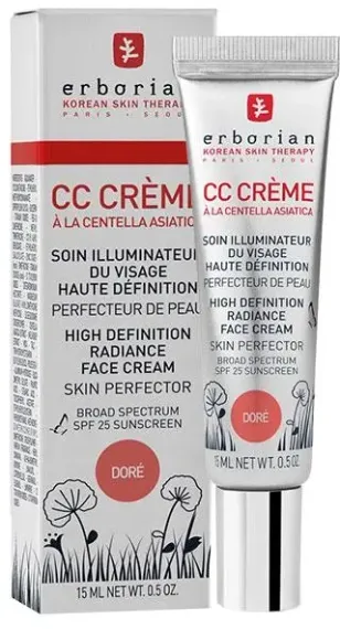 Krem \ Крем \ Cream Erborian CC Dore Контроль цвета 15 мл