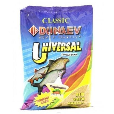 Прикормка "DUNAEV КЛАССИКА" 0.9кг Универсальная Клубника