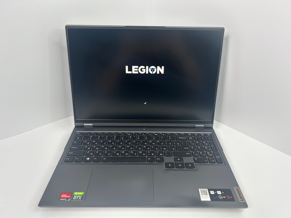 Ноутбук Lenovo Legion 5 Pro 16ACH6H (82JQ000URK) 16"/AMD Ryzen 7 5800H/RAM 16GB/SSD 1024GB/NVIDIA GeForce RTX 3060 6GB/IPS/2560x1600/DOS/Подсветка кл-ры: RGB/черный. Состояние: B1