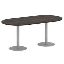 Onix Direct Стол овальный O.SPRG-3 Дуб Мали/Металл Серый 1800*900*750