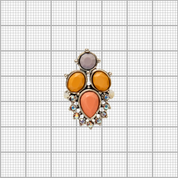 "Сефория" кольцо в серебряном покрытии из коллекции "Пастель" от Jenavi