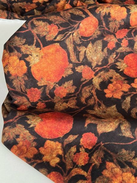 ХУРМА НА ЧЕРНОМ - 100% хлопок 5