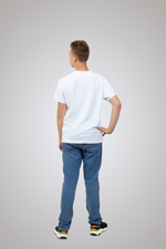 "Футболка белая с принтом "Химия (Гений)"