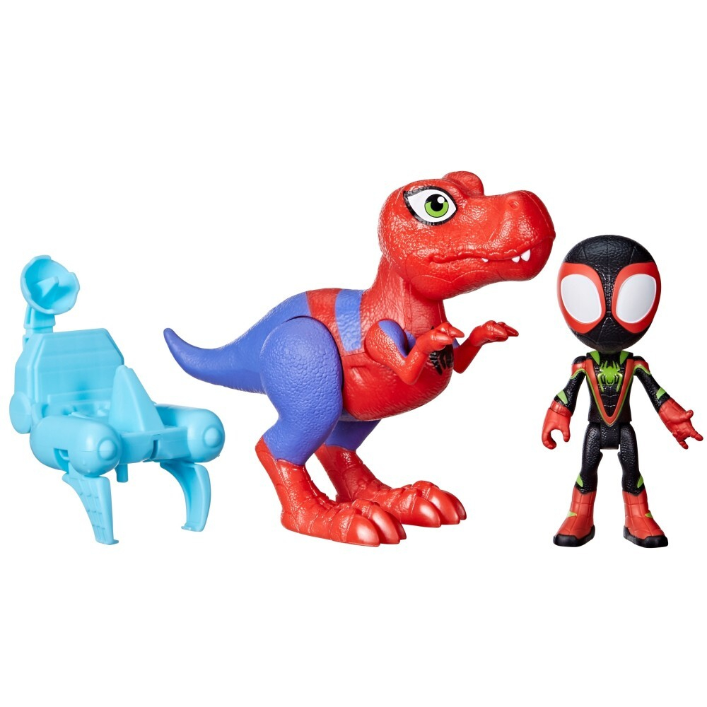 Hasbro Spidey and the Super Buddies - Spidey-Rex и Miles Morales 2-PAK Figurines G0124 / артикул   F9482 G0124  / GTIN 5010996234841