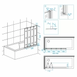 Душевая система RGW Shower Panels SP-6143-01 50140801-01 хром