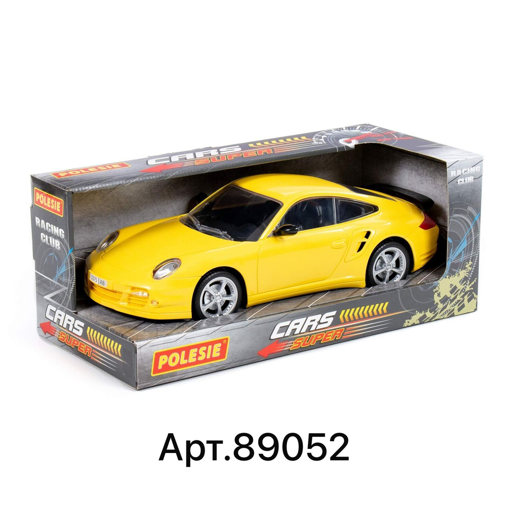 "Легенда-V6", автомобиль легковой инерционный (жёлтый) (в коробке)