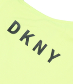 футболка fancy DKNY Kids - лимонный(D35R44)