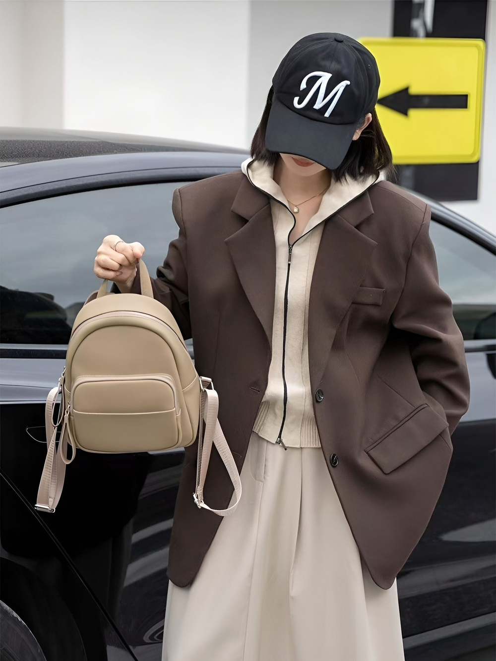 женский рюкзак из натуральной кожи