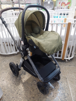 Детская коляска-трансформер Luxmom A4 3в1 (зеленый)