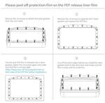 FEP‑плёнка ELEGOO для 3D‑принтера Mars 5 (7 дюймов, комплект из 5 шт.)