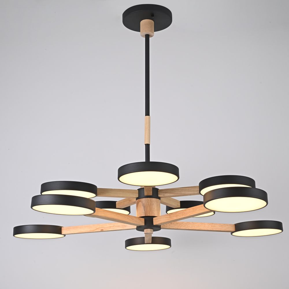 Люстра на штанге TURNA DBL L10 Black