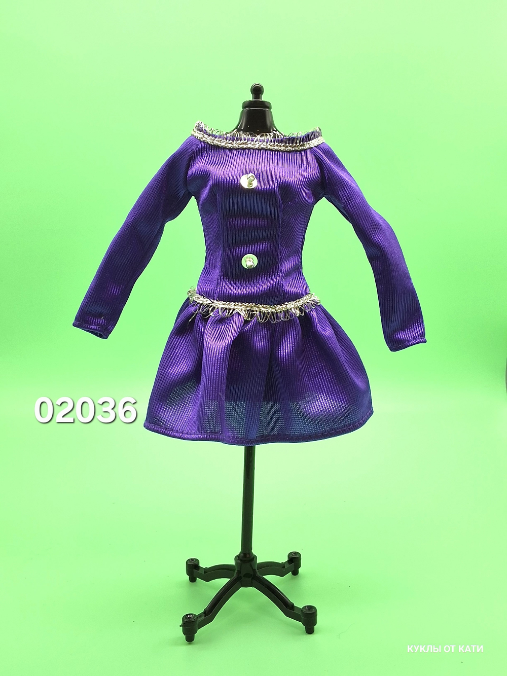 Одежда для куклы Барби винтаж от платье 02036