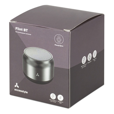 Портативная колонка Accesstyle Flint BT серая