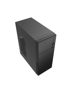 MidiTower Powerman DA812BK Black PM-500ATX-F 2*USB 2.0+2*USB 3.0 Audio ATX