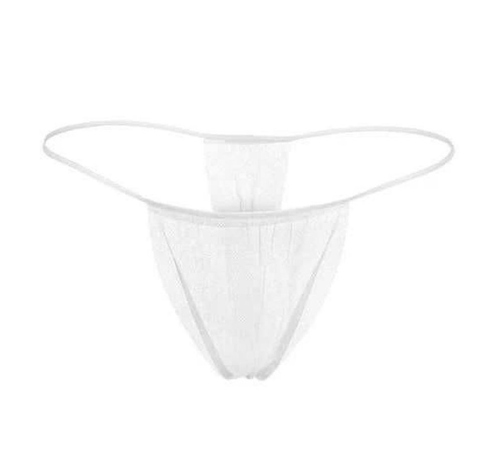 Одноразовые трусы бикини, женские (белые). Размер: 44-48. Количество: 25 шт./уп. Одноразовые трусы бикини, женские (белые). Размер: 44-48. Количество: 25 шт./уп.