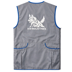 Профессиональный жилет для дрессировки собак — тренировочный жилет премиум-класса с множеством карманов для повседневной работы с рабочими собаками. K9 INDUSTRIES