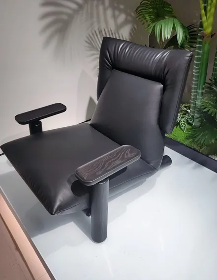 Кресло Polar Nest, черная кожа