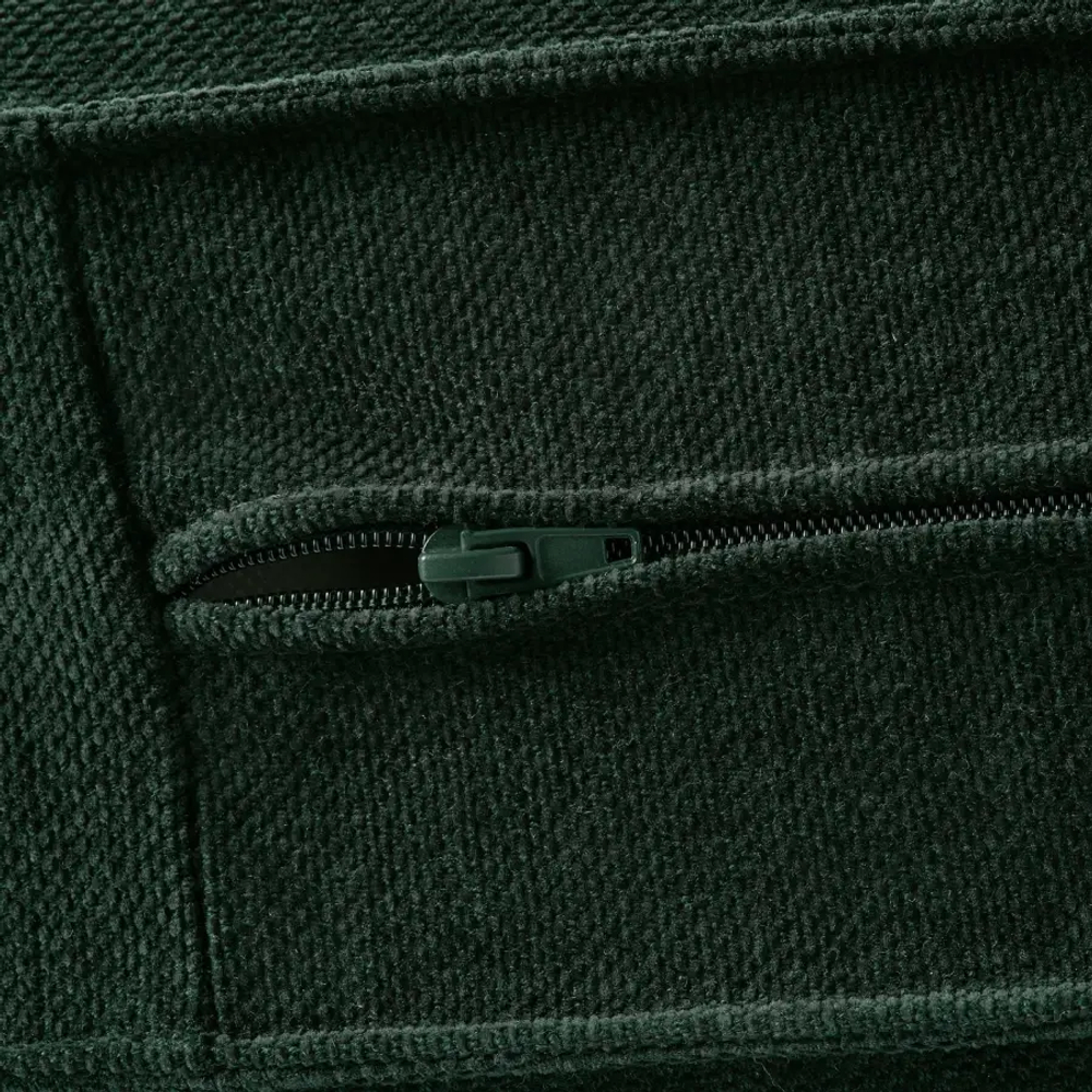 Диван 4-местный с оттоманкой - IKEA KIVIK/КИВИК ИКЕА, темно-зеленый