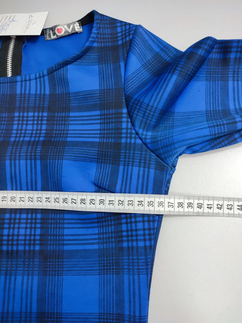 Платье First Love в клетку 40-42 размер