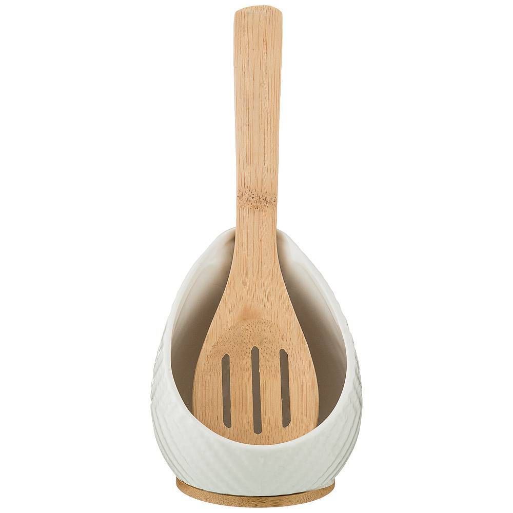 ПОДСТАВКА ПОД ЛОЖКУ LEFARD "NATIVE" 10*10*11,5 СМ С ДЕР. ЛОПАТКОЙ (КОР=16ШТ.)