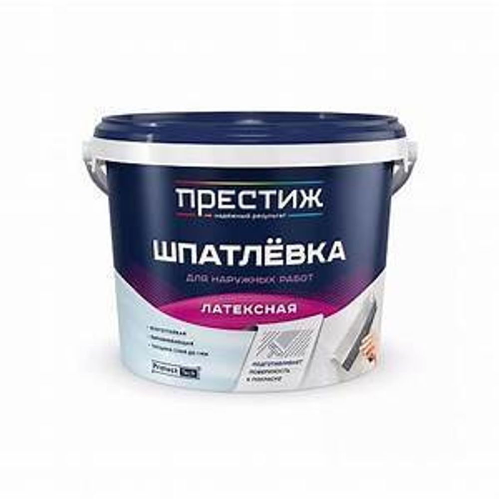 Шпатлевка латексная 3кг Престиж