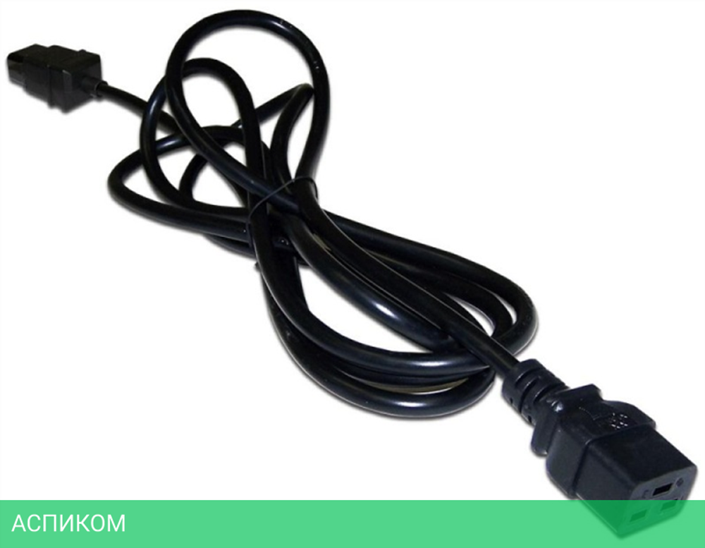 Шнур питания Lanmaster LAN-PP19/14-2.0-BK черный