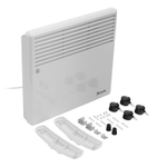 Конвектор электрический CH-1000, 1000 Вт, X-образный нагреватель, термостат, колеса  MTX