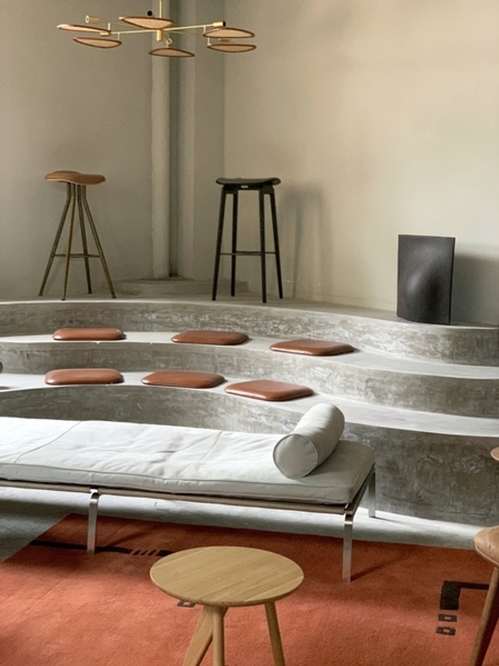 Барный стул Barfly, кожа