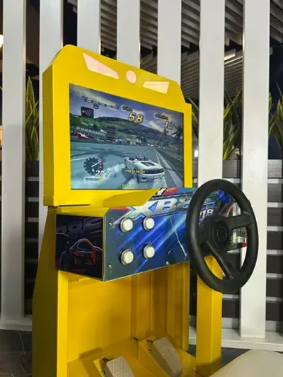 Детский гоночный видео симулятор «Супер драйв»