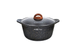 Кастрюля алюминиевая антипригарная 2 л Granit Ultra Induction (Original) со стеклянной крышкой, индукция