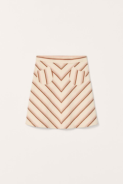 ZARA ЮБКА-МИДИ В ПОЛОСКУ - LIMITED EDITION, ПОЛОСКИ