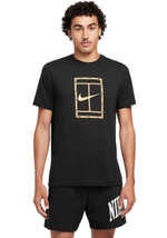 ОДЕЖДА ДЛЯ ТЕННИСА Мужская, Футболка NIKE DRI FIT TEE .